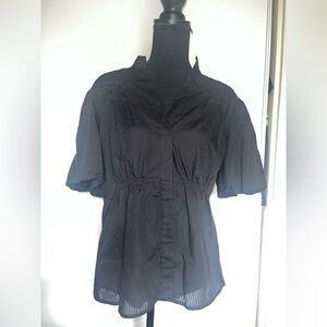 Elegant Black Women's Top